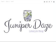 Tablet Screenshot of juniperdaze.com